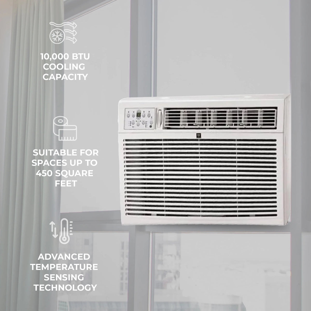 10,000 BTU Window Air Conditioner with Remote N53731