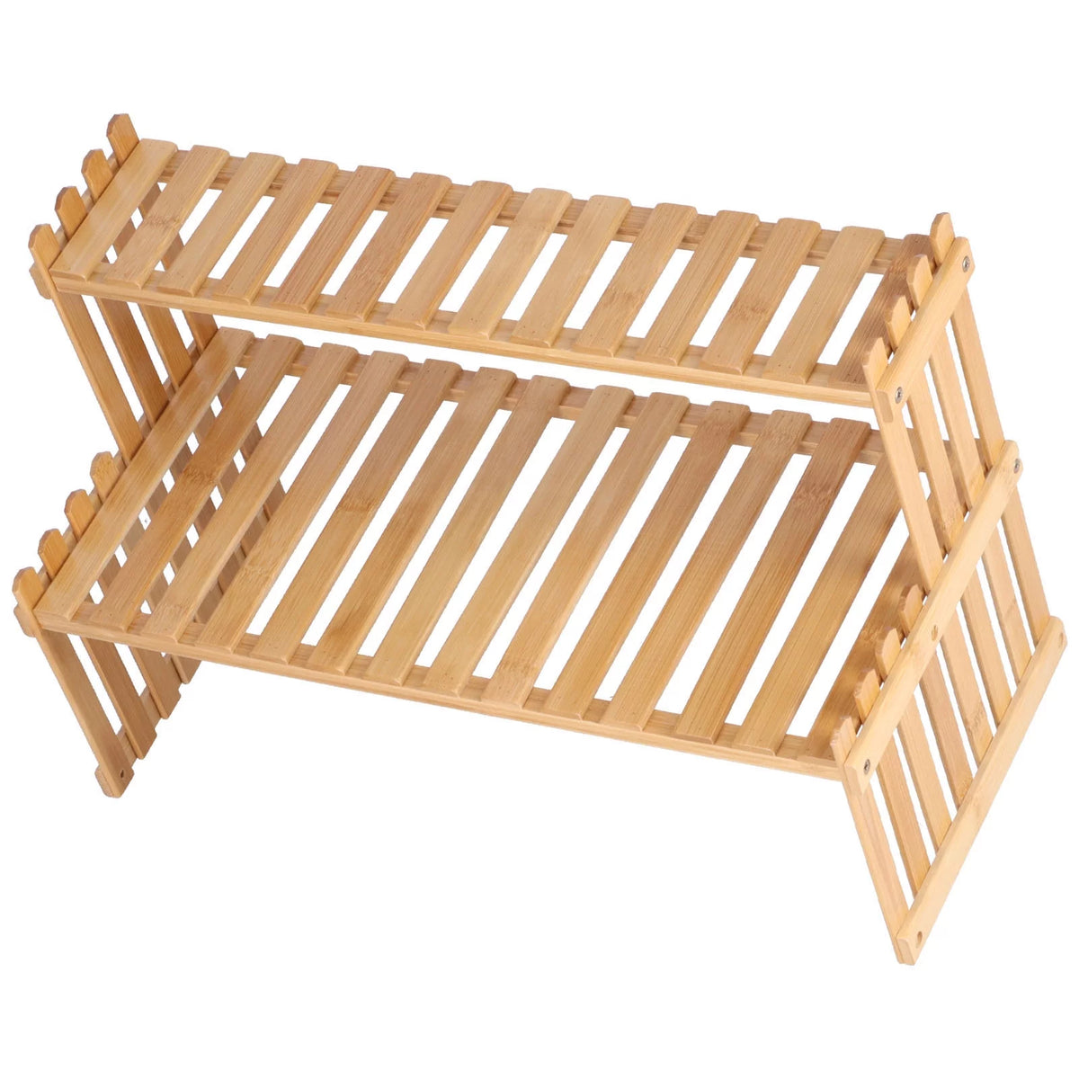 2-Tier Wooden Plant Stand B577352