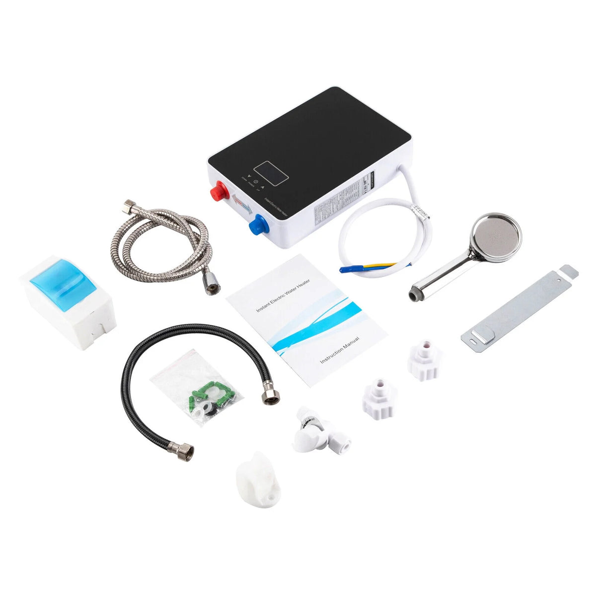 6000W Tankless Electric Shower Water Heater with Shower Head L12491
