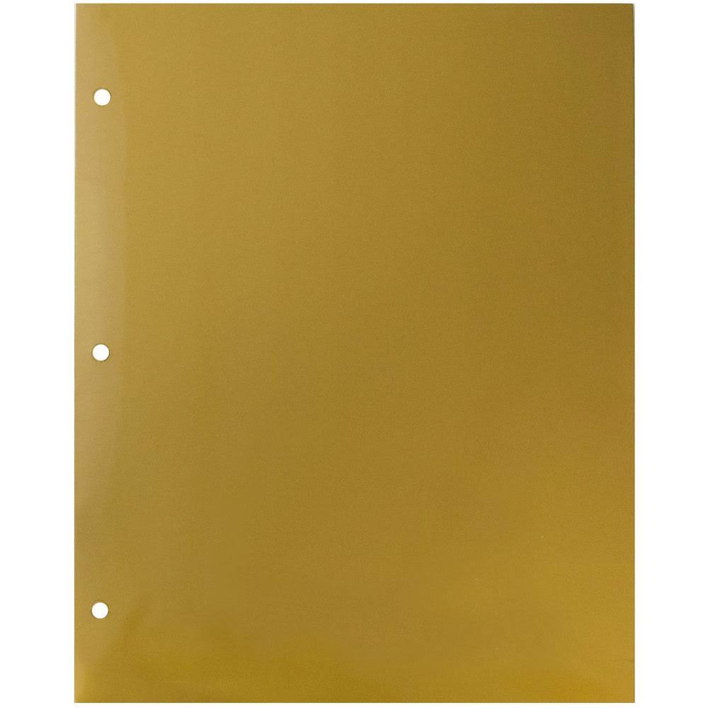 Gold 50/Pack Presentation Folder Y591