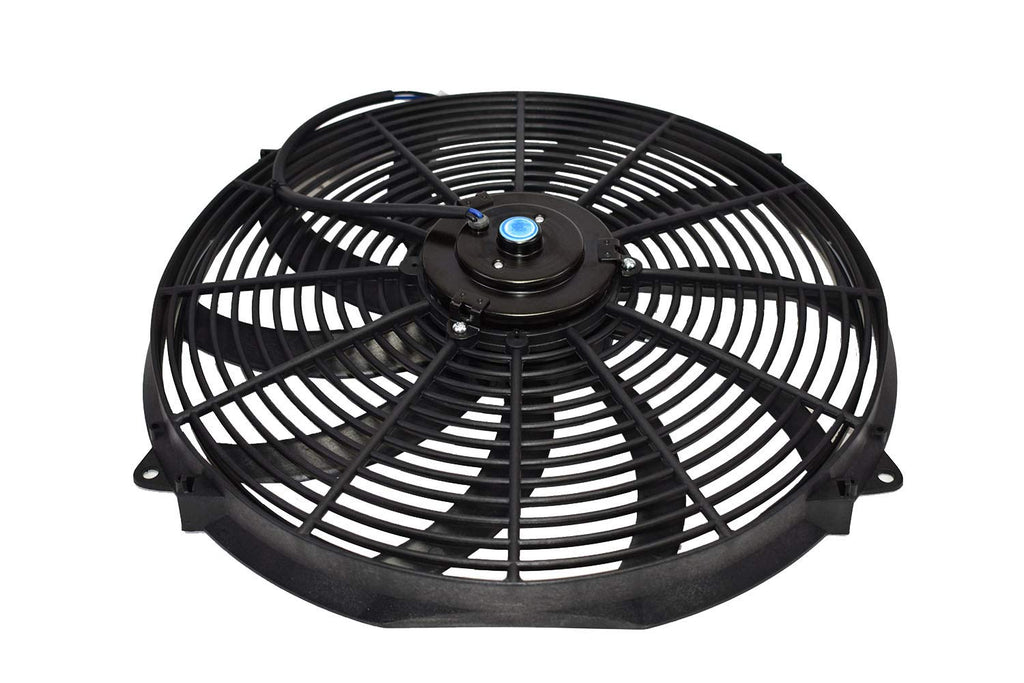 16" Electric Radiator Cooling Fan 10 Blades 3000 CFM Reversible Push or Pull 12 Volts Pack of 2 G114