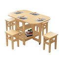 Drop Leaf Dining Table with Wheels A959