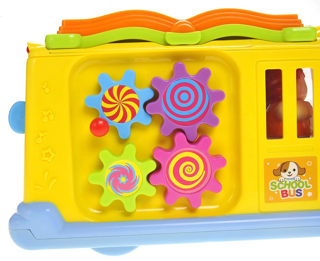 School Bus Toy With Flashing Lights & Sounds F815