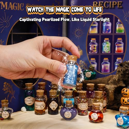 Magic Potion Making Kit with Display Box, 20 Mixed Potion Bottles D892