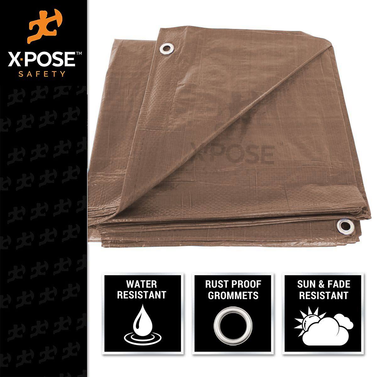Brown Poly Tarps 24 x 36 - Case of 2 O650363