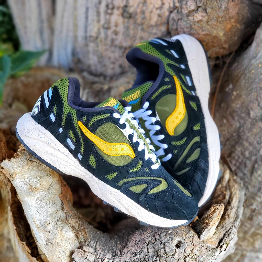 Black/Yellow Saucony Sneakers V473129