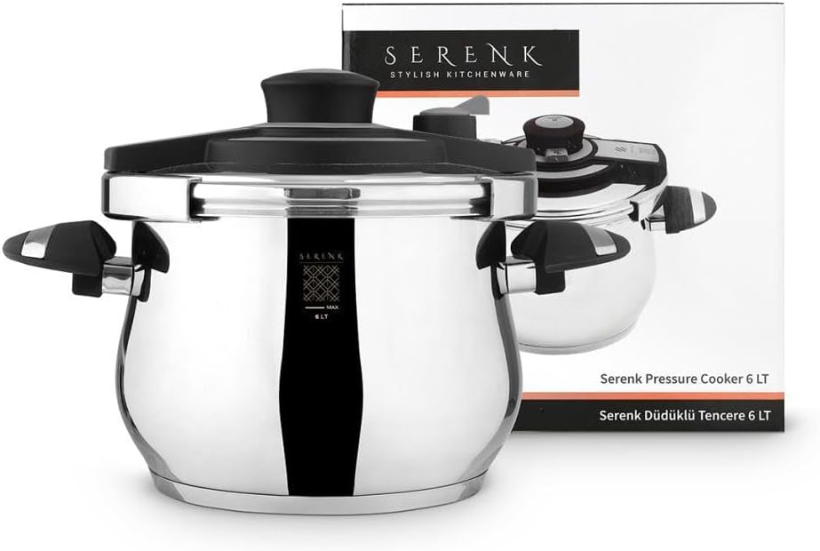 Stainless Steel Pressure Cooker with Capsule Base O723124