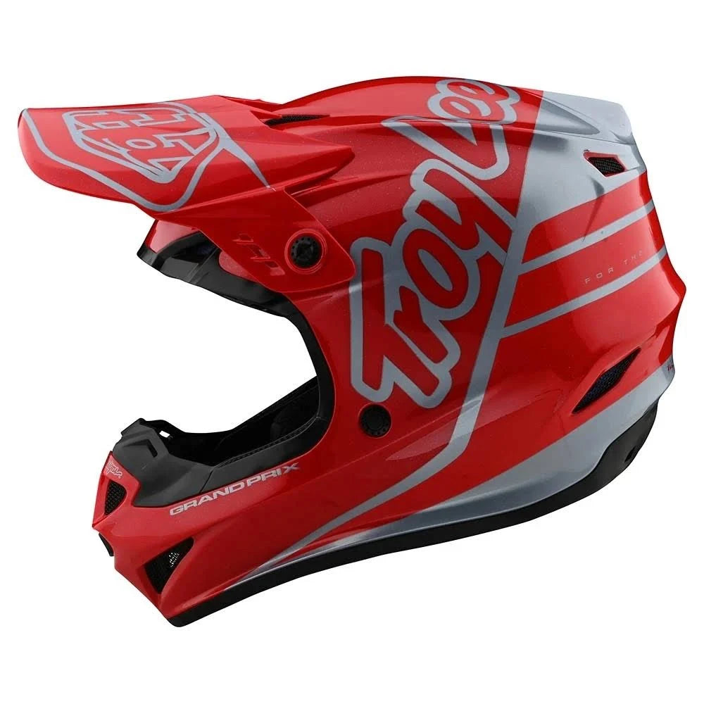 Red Silver GP Helmet N990