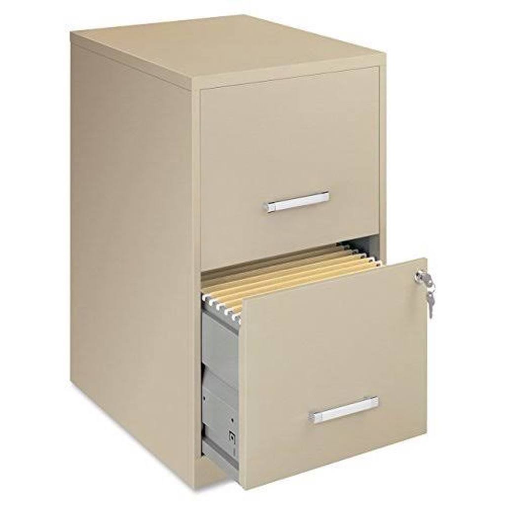 Putty 18 Deep 2-Drawer File Cabinet (2 Cabinets) T922
