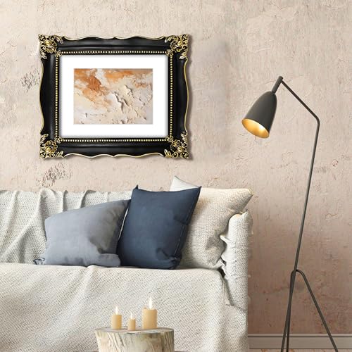 Black 11x14 Picture Frames with Mat K35329