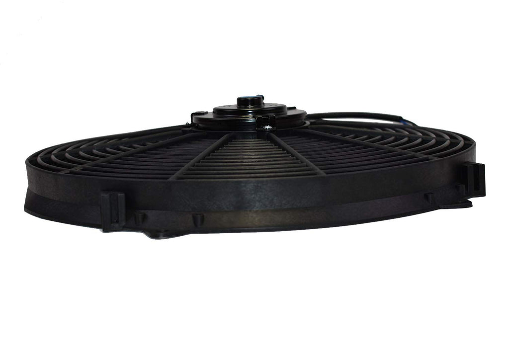 16" Electric Radiator Cooling Fan 10 Blades 3000 CFM Reversible Push or Pull 12 Volts Pack of 2 G114