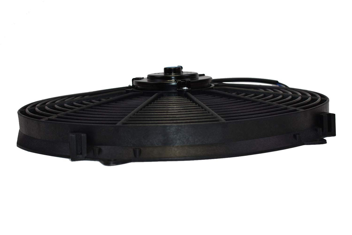 16" Electric Radiator Cooling Fan 10 Blades 3000 CFM Reversible Push or Pull 12 Volts Pack of 2 G114