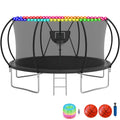 10FT 12FT 14FT 16FT Trampoline with Enclosure Net T249405