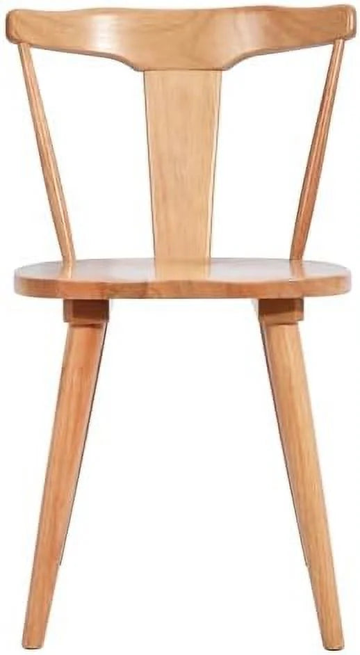 White Oak Wood Dining Chairs Set of 2 D62334
