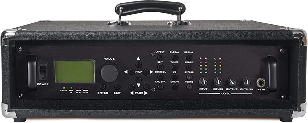 2U Amp Rack Case with Dust Cover and Kickstand Y45425