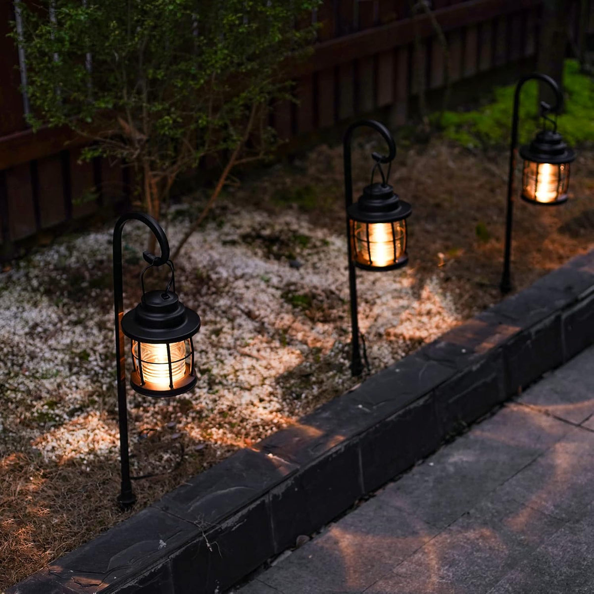 1.1 Watt LED Low Voltage Landscape Path Light with Metal Stake 4 Pack V39236