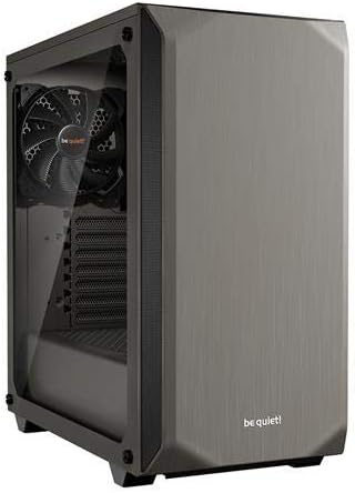 Black Mid Tower ATX Case with Tempered Glass Window L908