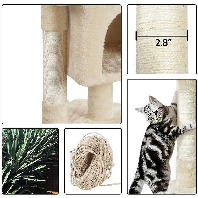 2-Level 23.5-in Plush Cat Tree D92023