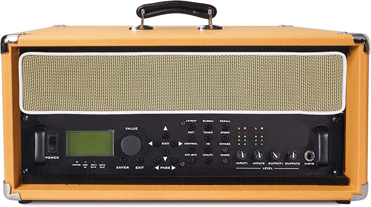 2U Amp Rack Case with Dust Cover and Kickstand Y45425