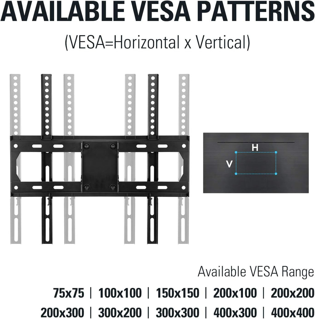 TV Mount Full Motion Dual Arms Max VESA 400x400mm 99 LBS Pack of 2 F710