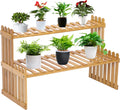2-Tier Wooden Plant Stand B577352