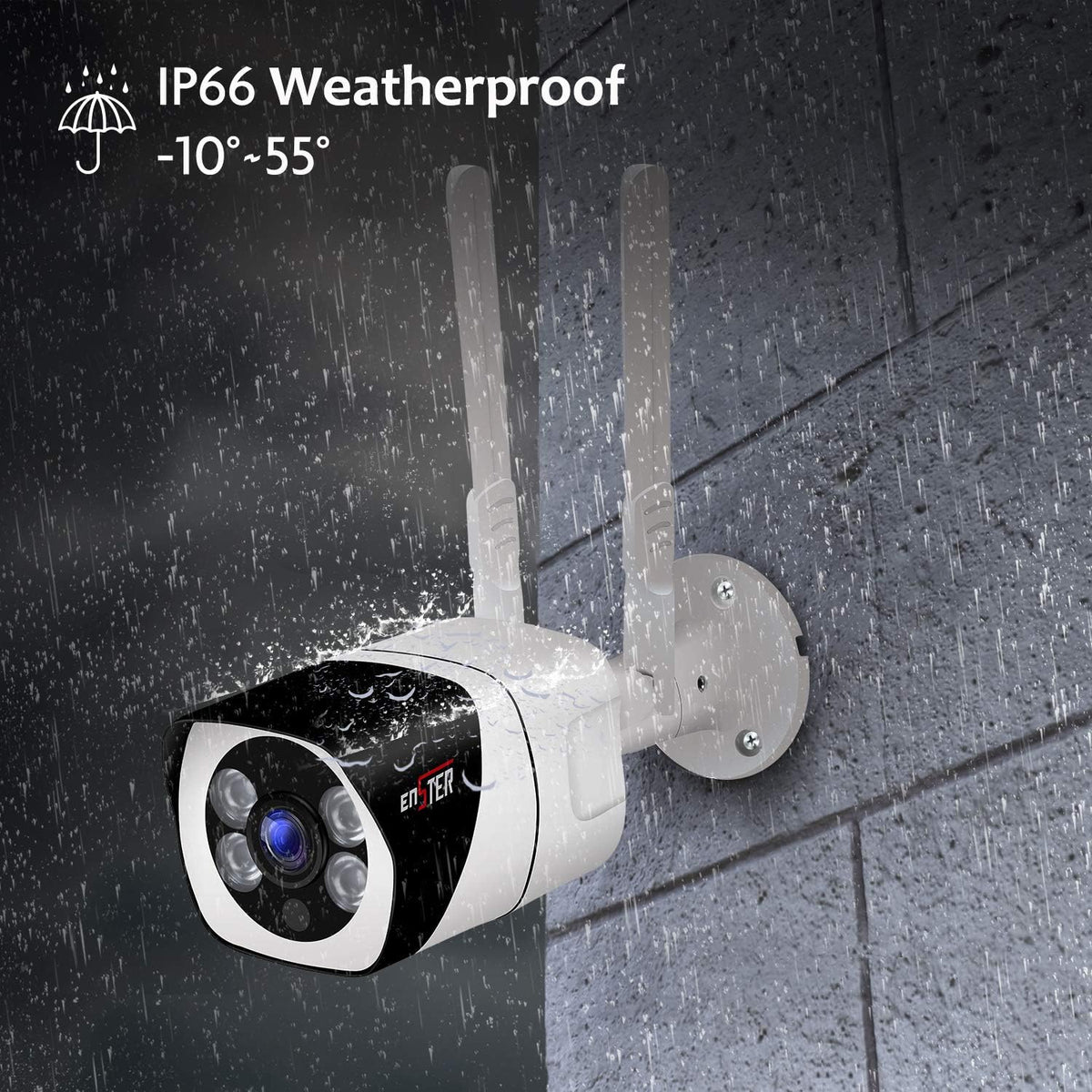 2.4/5GHz 1080P WiFi Security Camera with Night Vision O5432