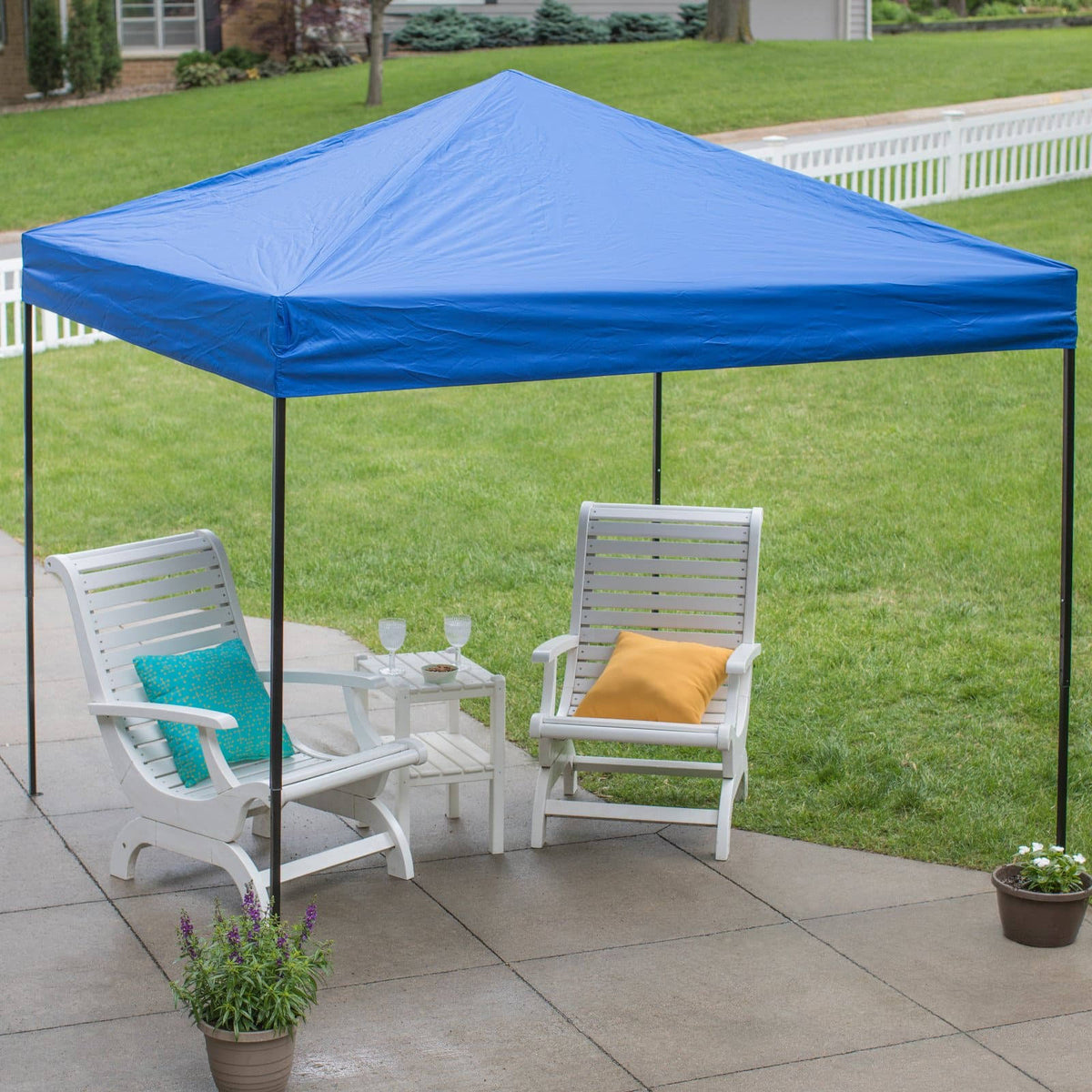 8 x 8 ft. Pop Up Canopy Blue R549466