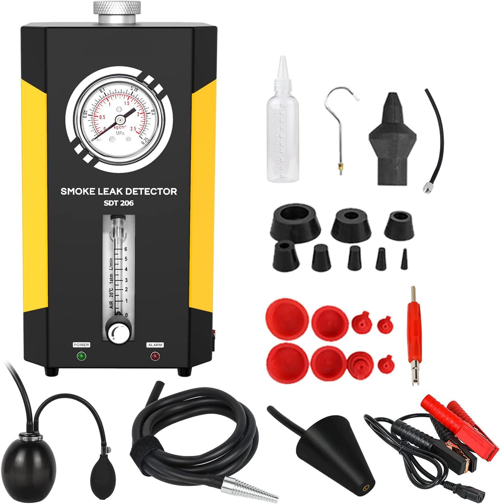 Automotive Smoke Machine Leak Detector EVAP 12V Car Pipe System Smoke Tester with Adjustable Flow Meter C354