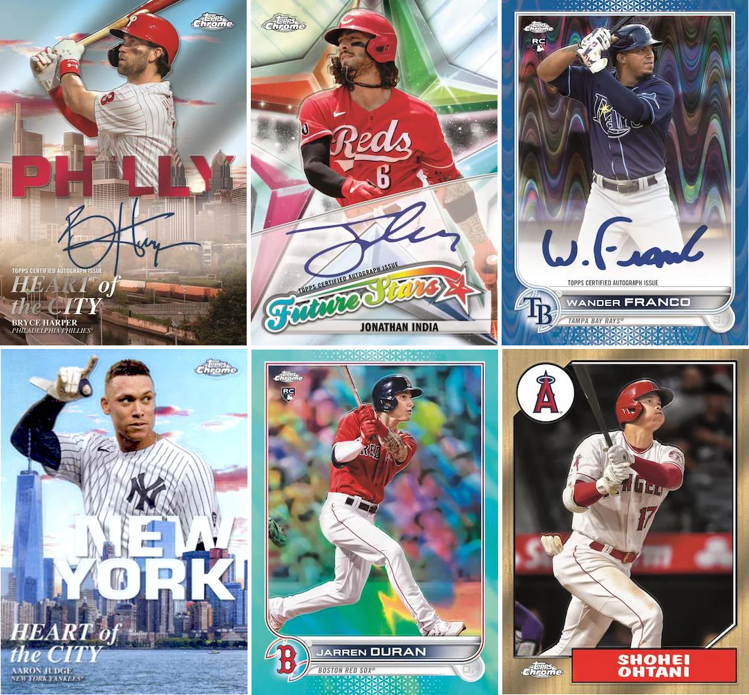 Topps Chrome MLB Baseball Mega Box Trading Cards W938311