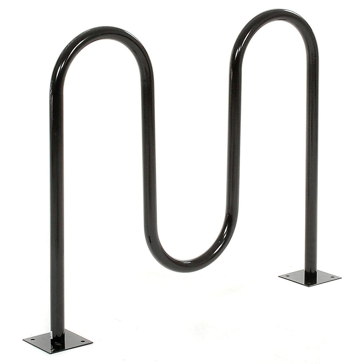 Black Flange Mount Bike Rack F1024