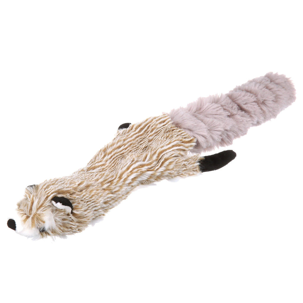 Stuffing Free Raccoon Plush Dog Toy, 14" N7757