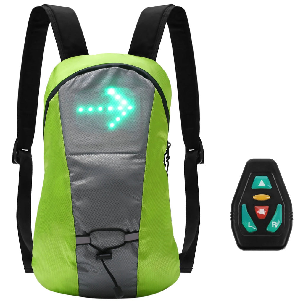 Wireless USB Rechargeable LED Turn Signal Backpack Light G172