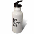 Black Text 21 oz Sports Water Bottle M3268