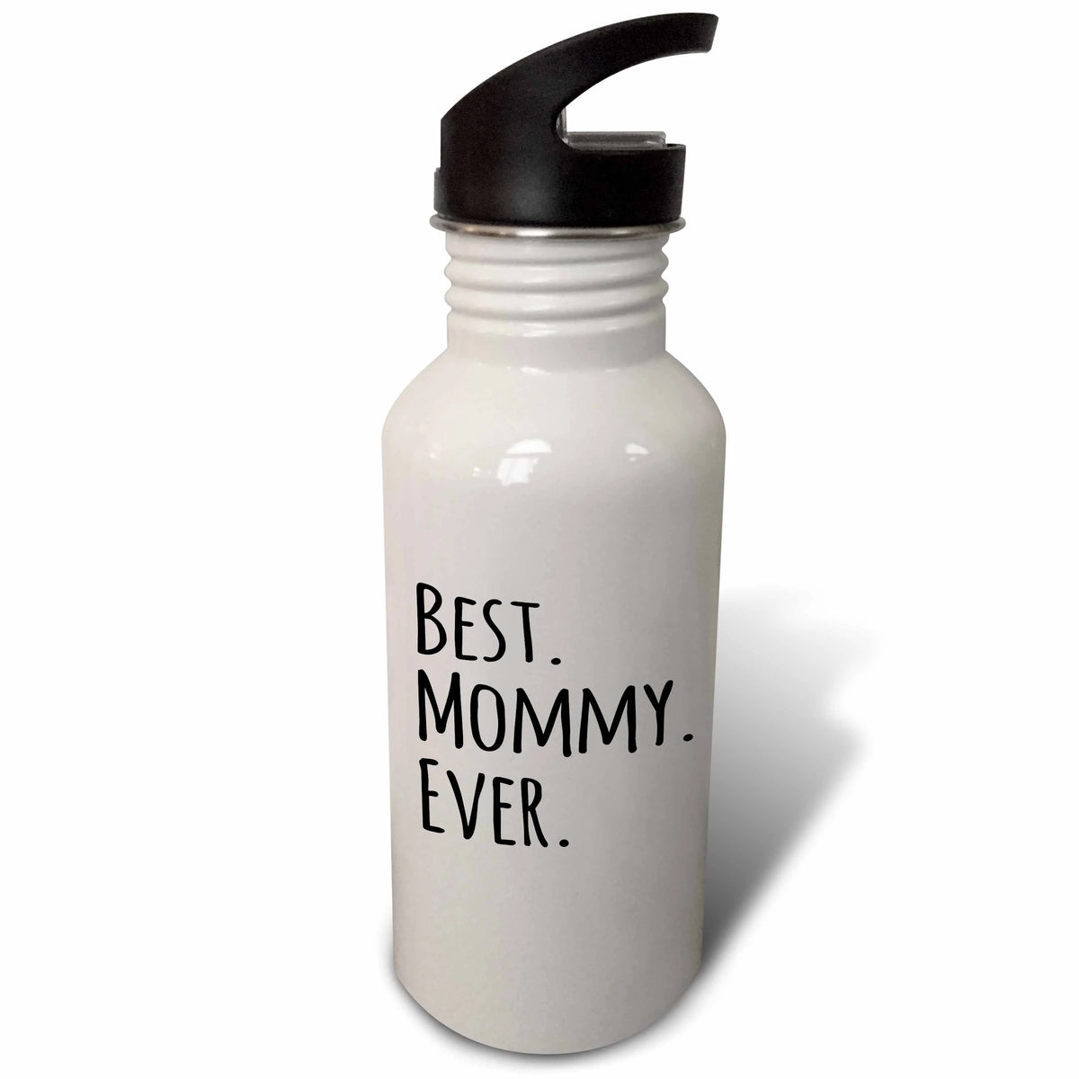 Black Text 21 oz Sports Water Bottle M3268