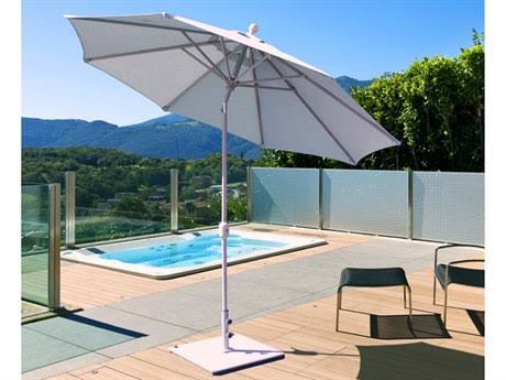 9 Foot Wide Crank Lift Auto Tilt Aluminum Umbrella K24135