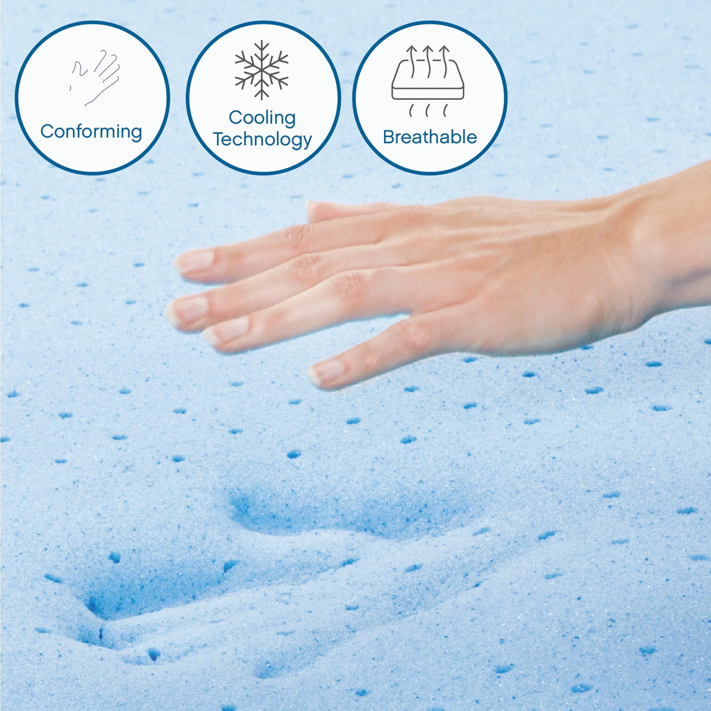 8 Gel Memory Foam Mattress, Twin T7554