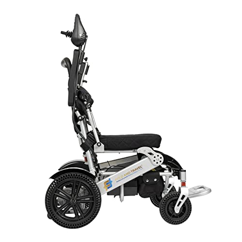 Silver Foldable Power Wheelchair Q4601