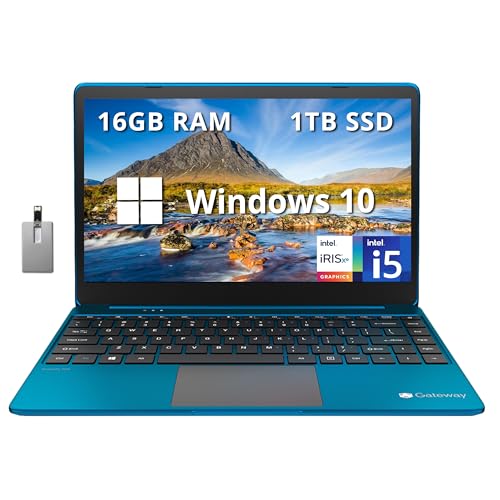 14.1" IPS FHD Intel Core i5-1135G7 16GB RAM 1TB SSD Blue Laptop I12313