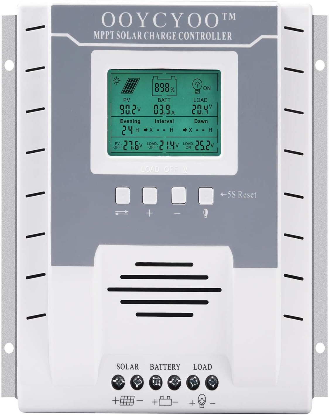 100amp MPPT Solar Controller, 100V Input, LiFePO4 (Lead Acid AGM), 1300W / 2600w (12V / 24V) I383