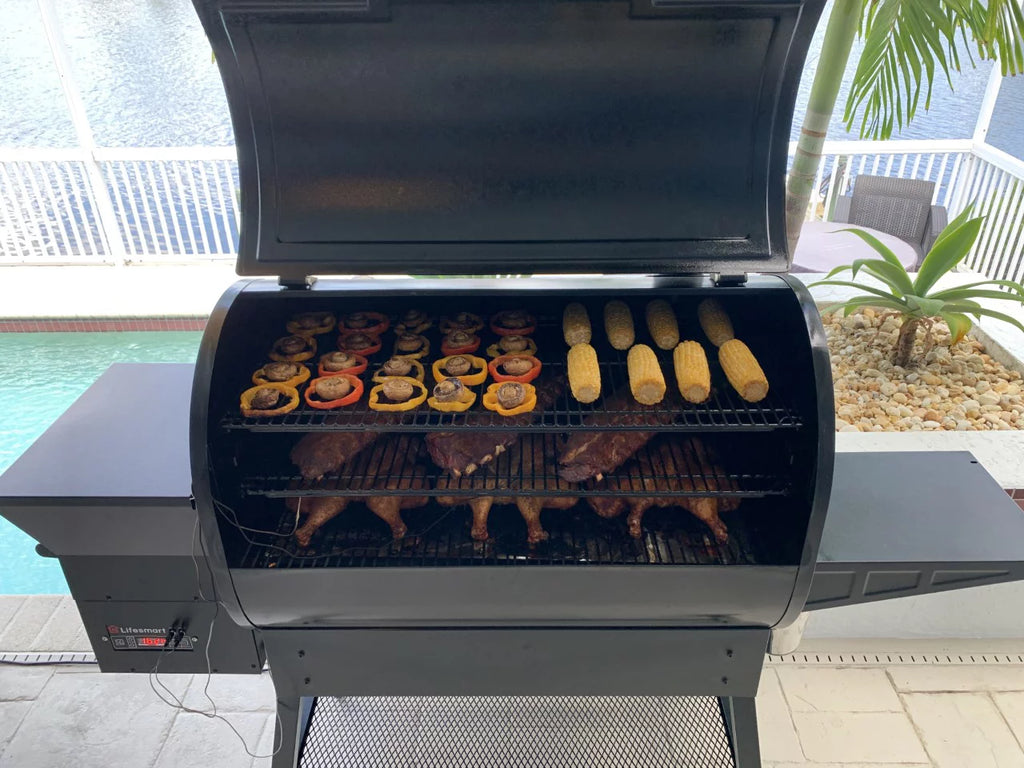 2000 Square Inch Pellet Grill and Smoker with 3 Cooking Racks L231