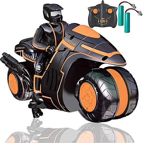 RC Motorcycle 360° Spinning Wheels Stunt Motorbike B8444