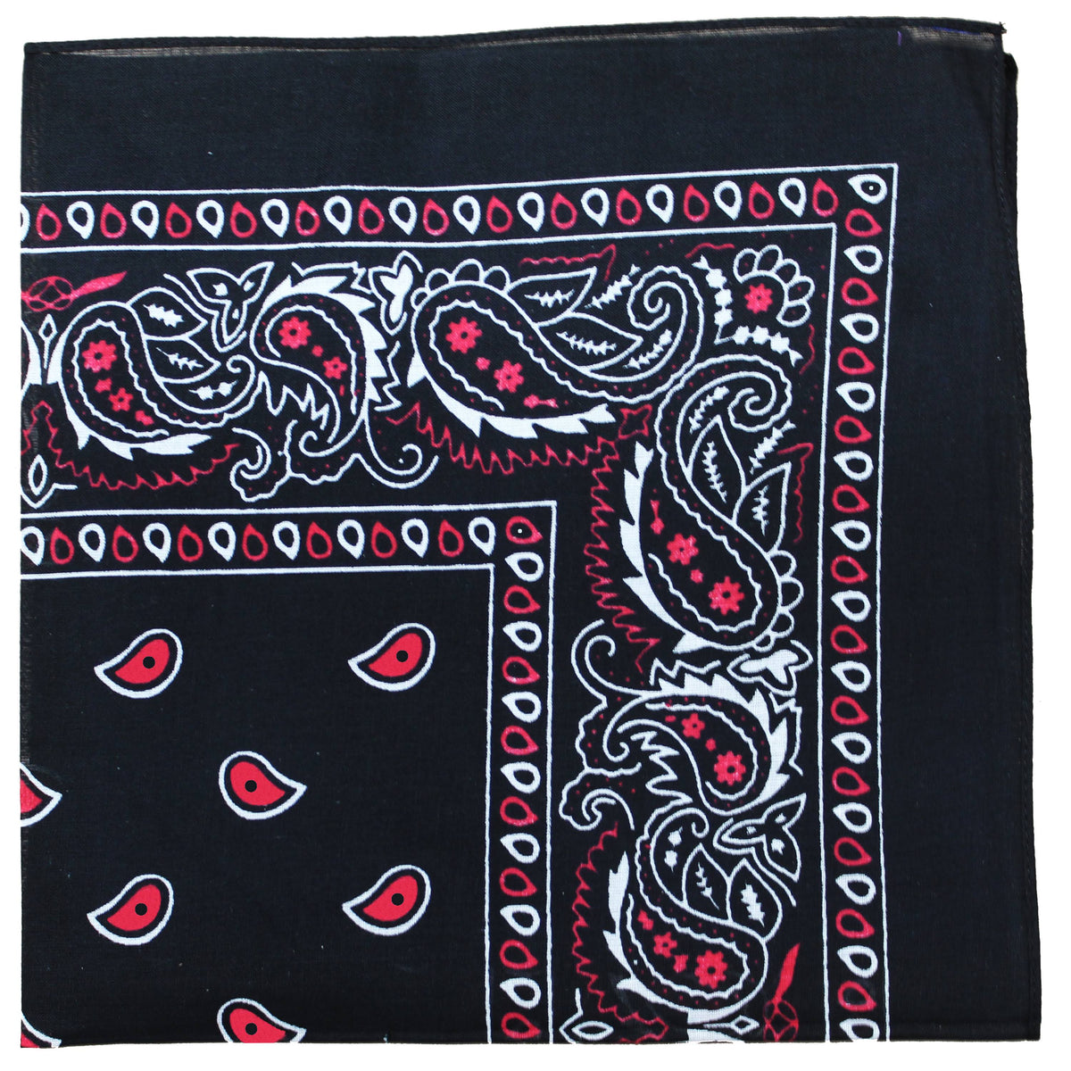 96 Pc 100% Cotton Double Sided Bandanas X803319