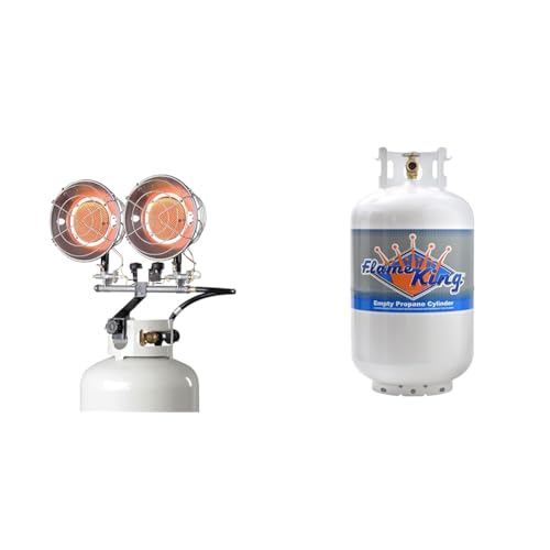 Double Tank Top Outdoor Propane Heater O56034