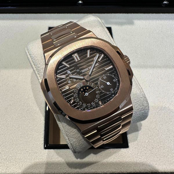 Rose Gold Moon Phase 40mm Watch W48242