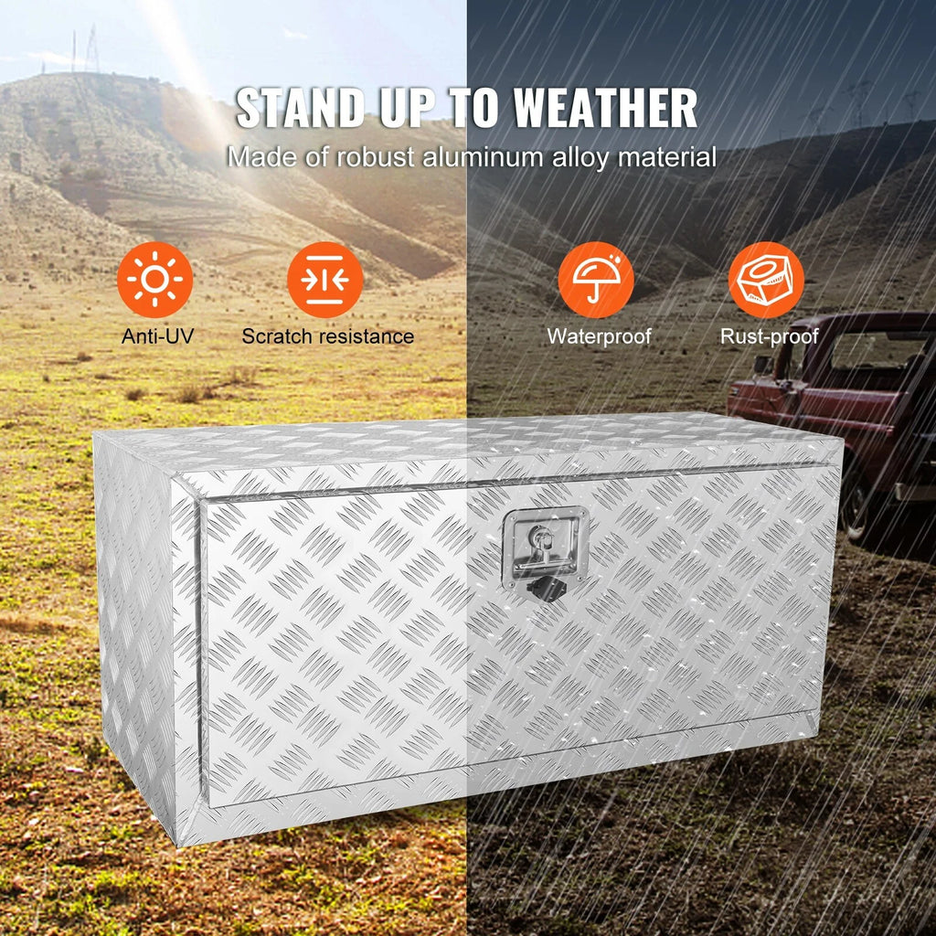 Aluminum Truck Tool Box 48 x 18 x 17 in F987079