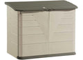 Beige/Brown Resin Outdoor Storage Shed (4.5 x 3 Ft) O237
