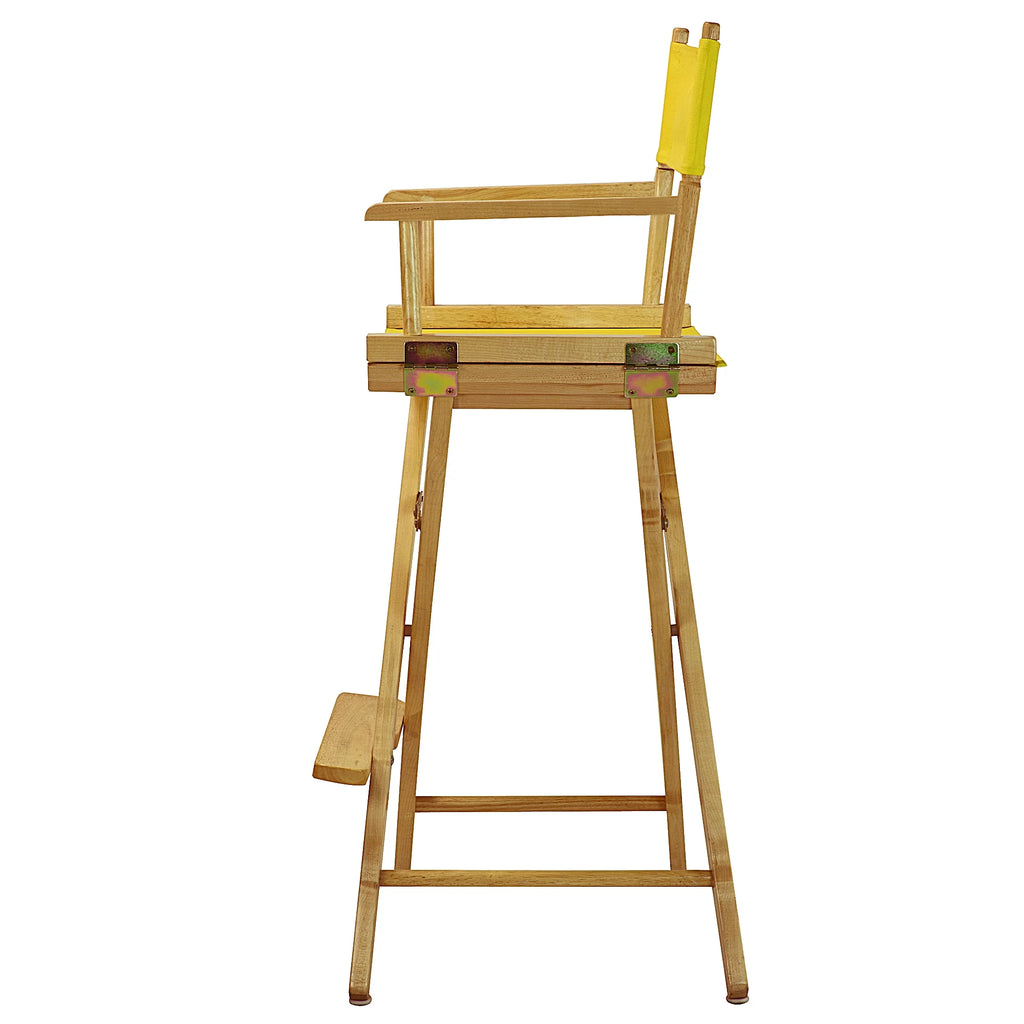 30" Director's Chair Natural Frame-Yellow Canvas G1896