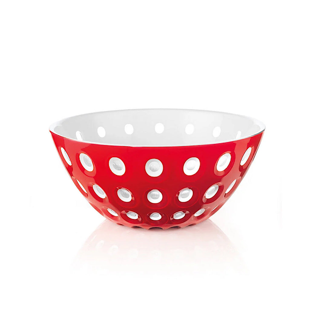 Bowl 25cm Red/White/Transparent I755311