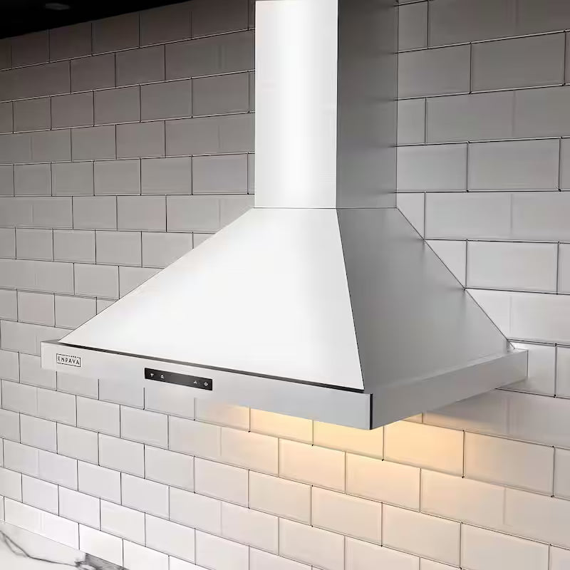 36 in. 380 CFM Convertible Wall Mount Range Hood in Stainless Steel H885