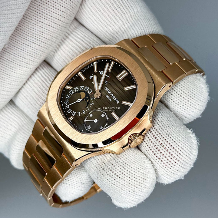 Rose Gold Moon Phase 40mm Watch W48242